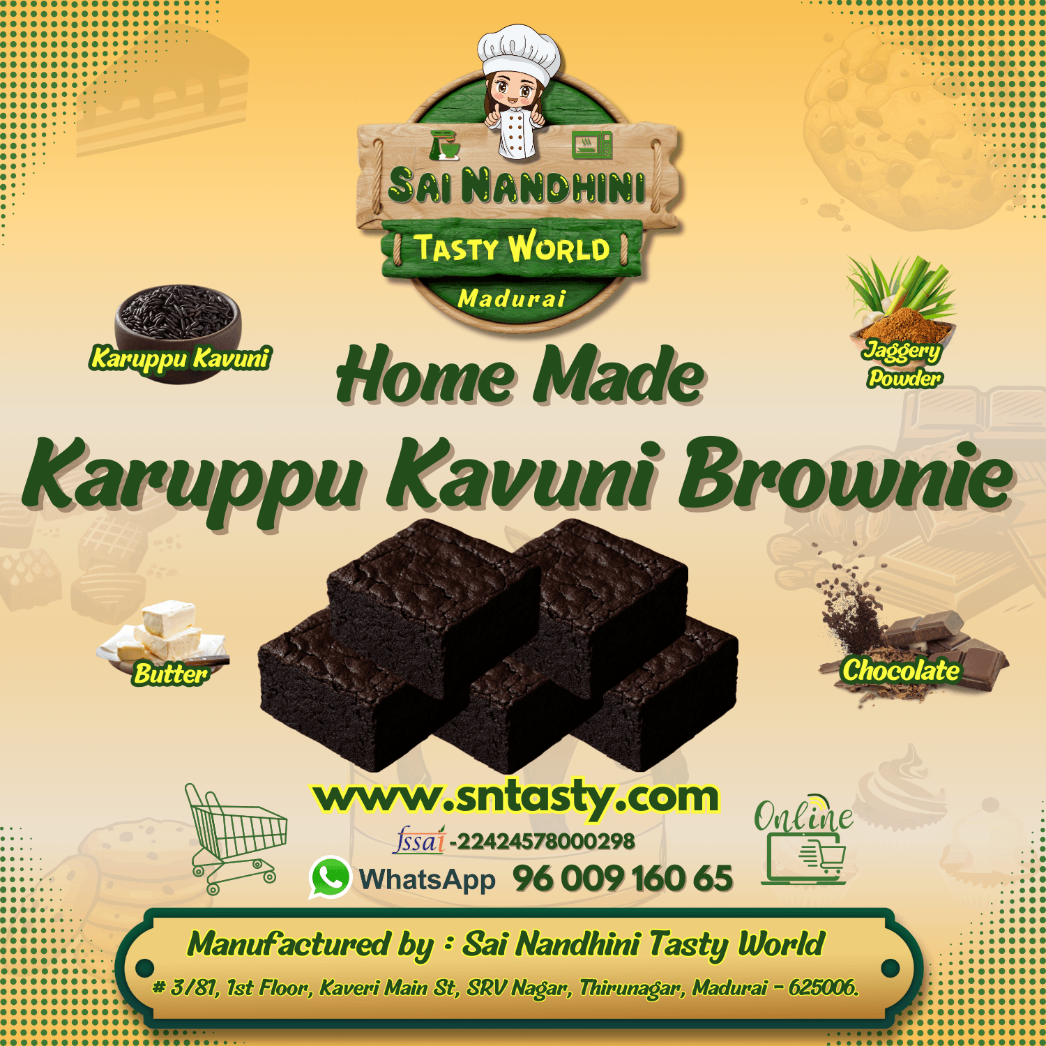 Karuppu Kavuni Plain Brownie